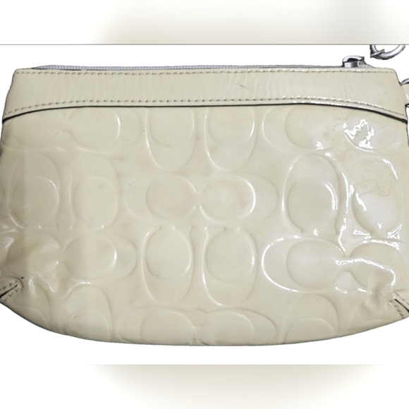 Coach | Patent Leather Wrislet | Cream | Womens - Picture 15 of 16